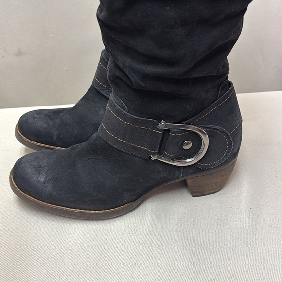 Paul Green Women's Black Knee-High Boots Size 7 - Picture 4 of 10